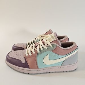 Nike air jordan 1 low sneakers Easter pastel size 10